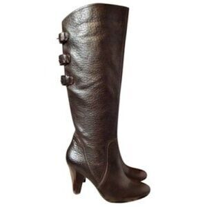 Apepazza Miro High-Heel Boot in Chocolate Size 9